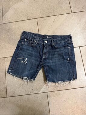 7 For All Mankind CUTOFF SHORTS from LOWRISE BOOTCUT